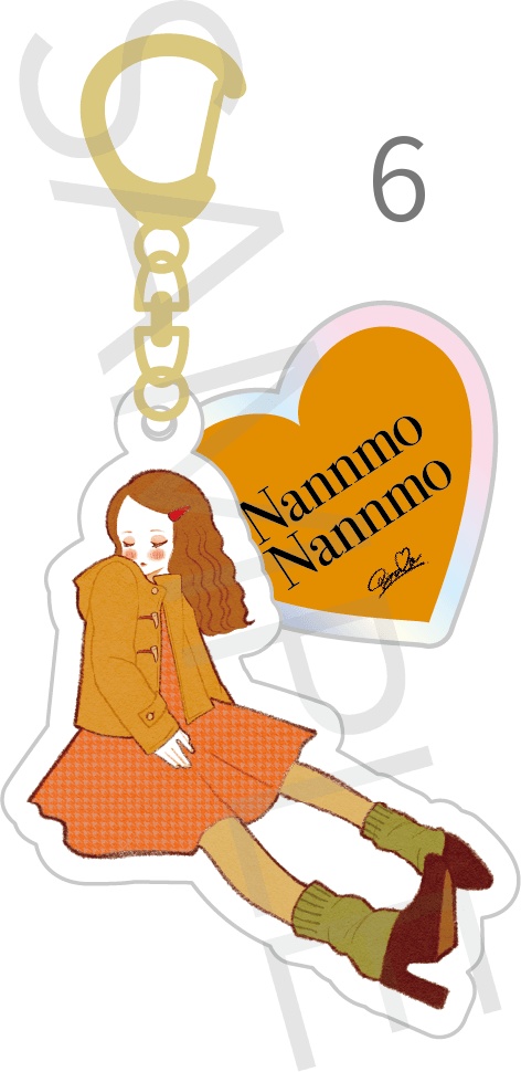 GIRLS ACRYLIC KEYCHAIN