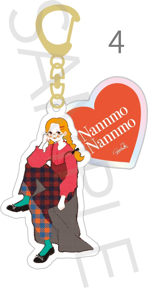 GIRLS ACRYLIC KEYCHAIN