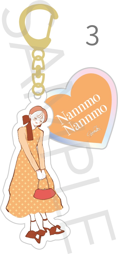 GIRLS ACRYLIC KEYCHAIN