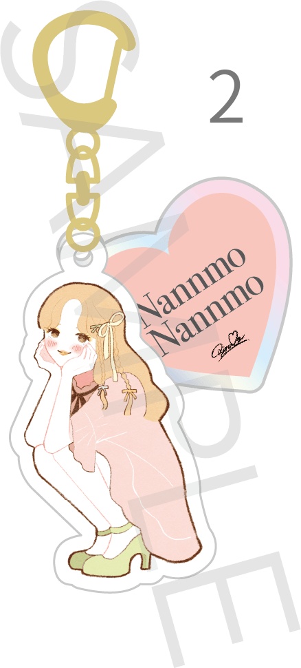 GIRLS ACRYLIC KEYCHAIN