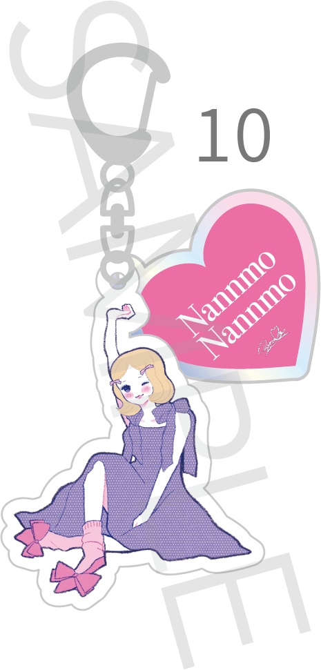 GIRLS ACRYLIC KEYCHAIN