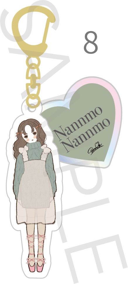 GIRLS ACRYLIC KEYCHAIN