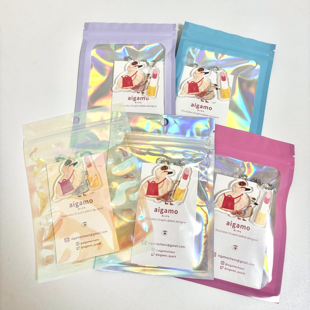 aigamo ACRYLIC CHARM SET