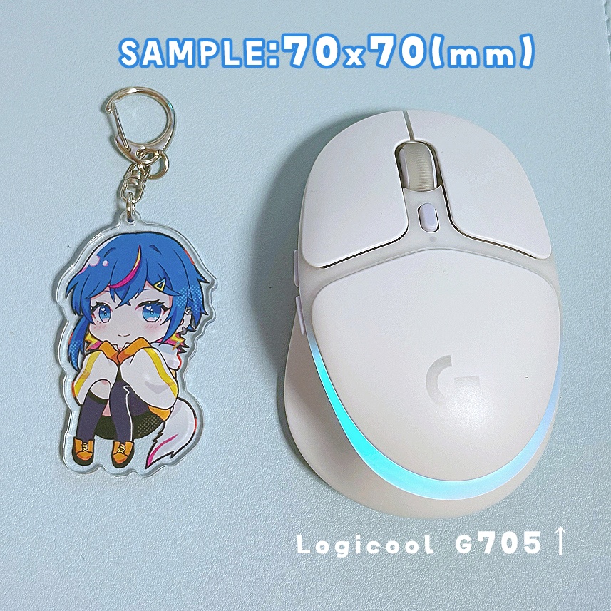 【碧凪しの】アクリルキーホルダー