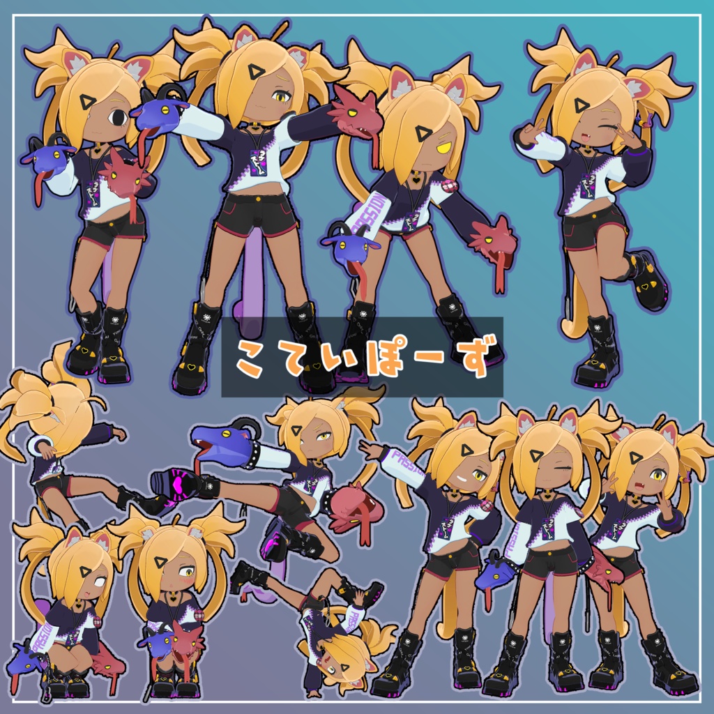 【オリジナル3Dモデル】きまな -ChiMaNa-