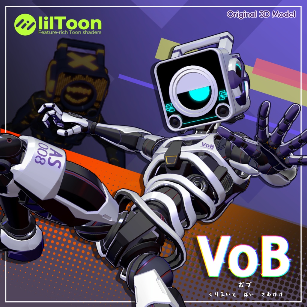 【オリジナル3Dモデル】VoB - ボブ -