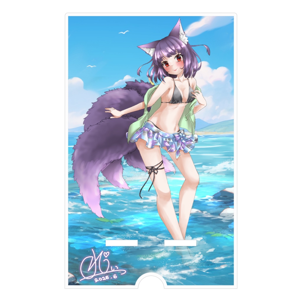 水着れうぃのアクリルスマホスタンド