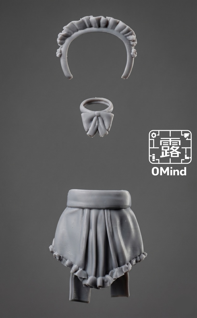 【メガミデバイス用】 エプロン改造パーツ