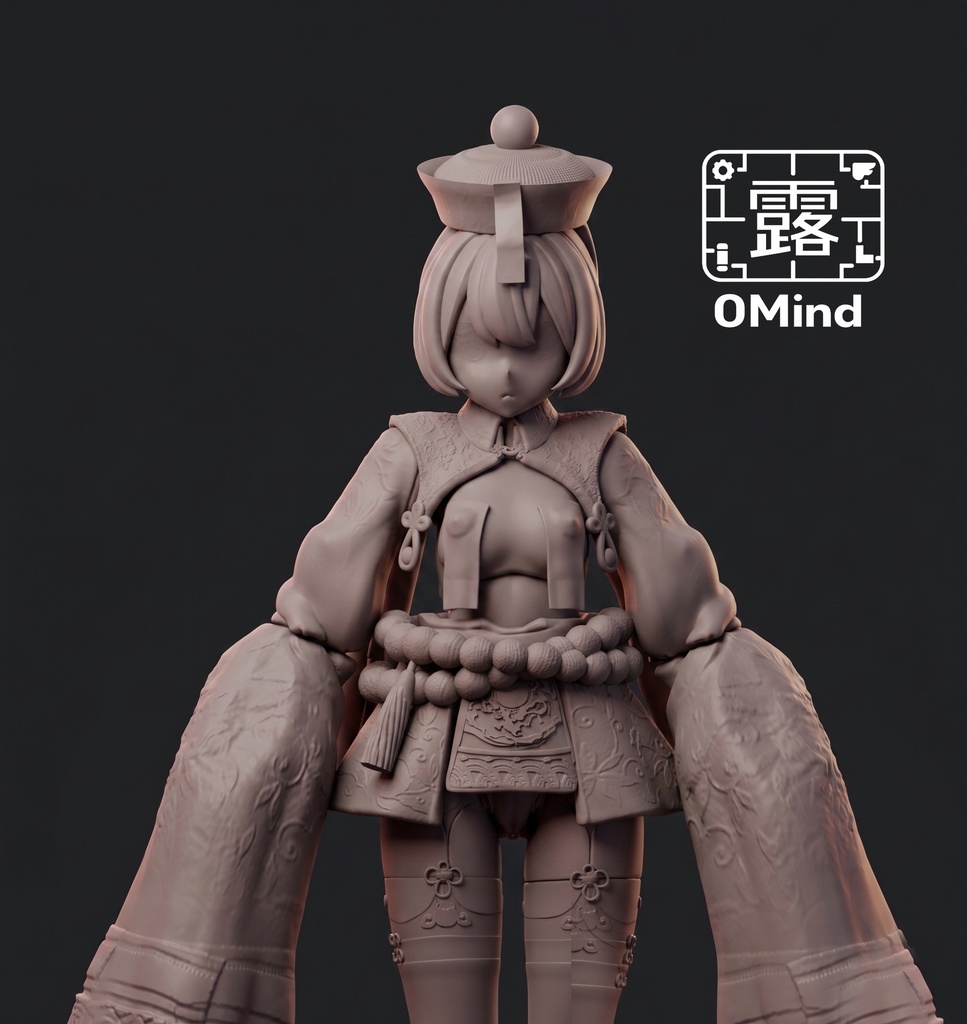 【メガミデバイス用】キョンシー娘 改造パーツセット