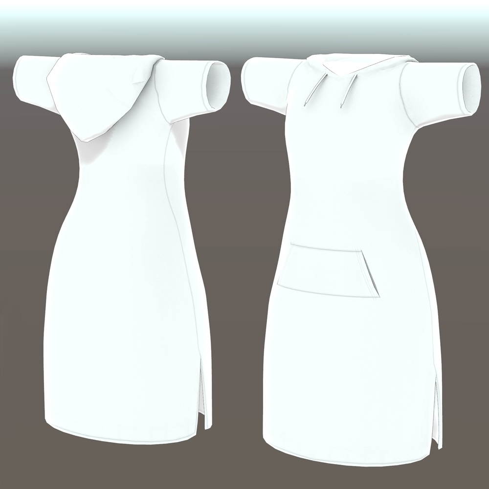 メリノちゃん用 半袖パーカーワンピース さわらの物置 Booth