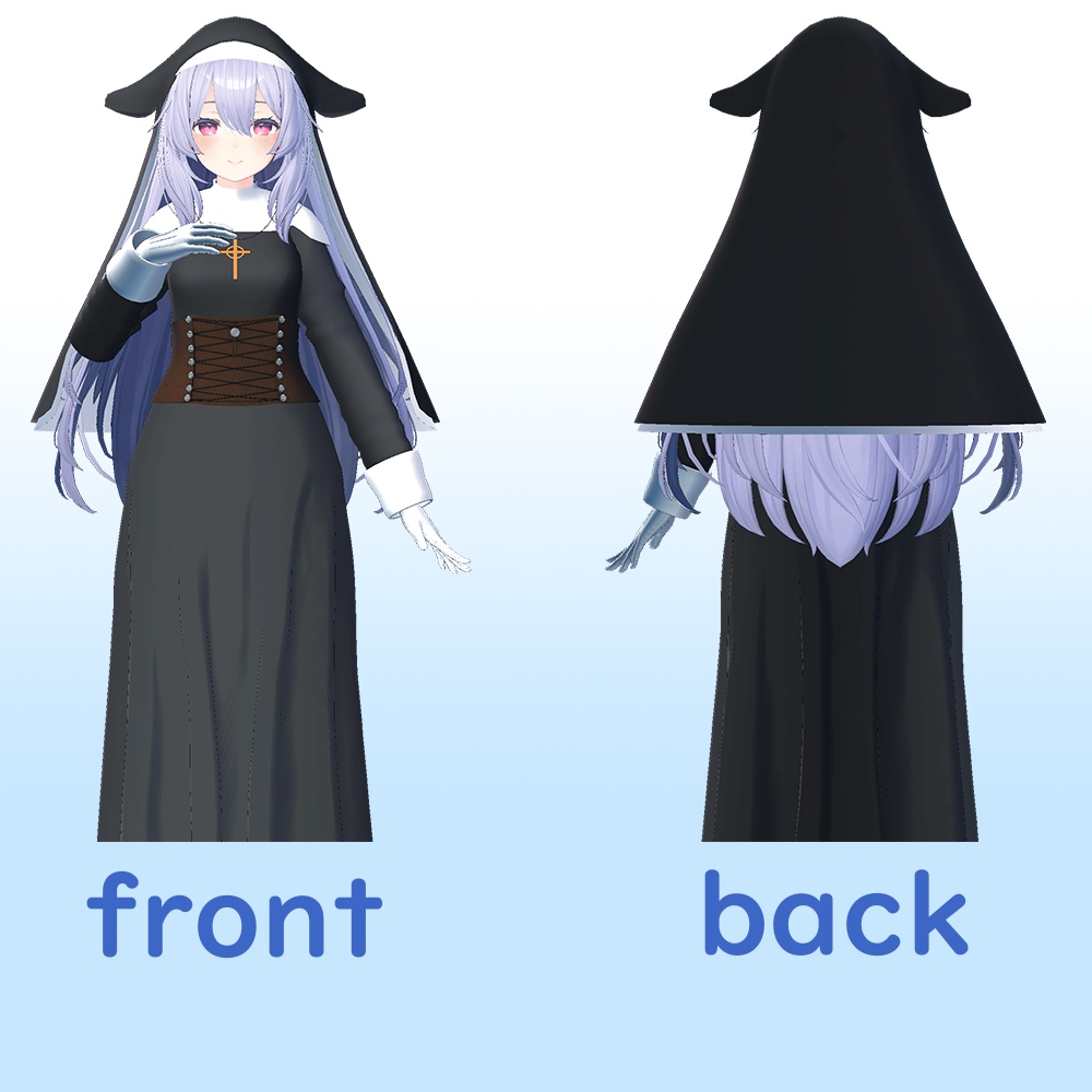 【桔梗用】コルセットシスター服