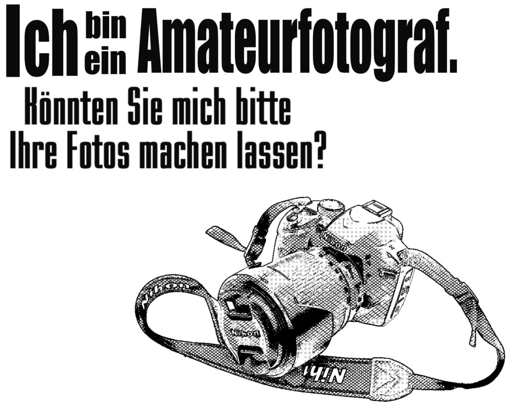 ドイツ語トート①アマチュアカメラマンです。白地版