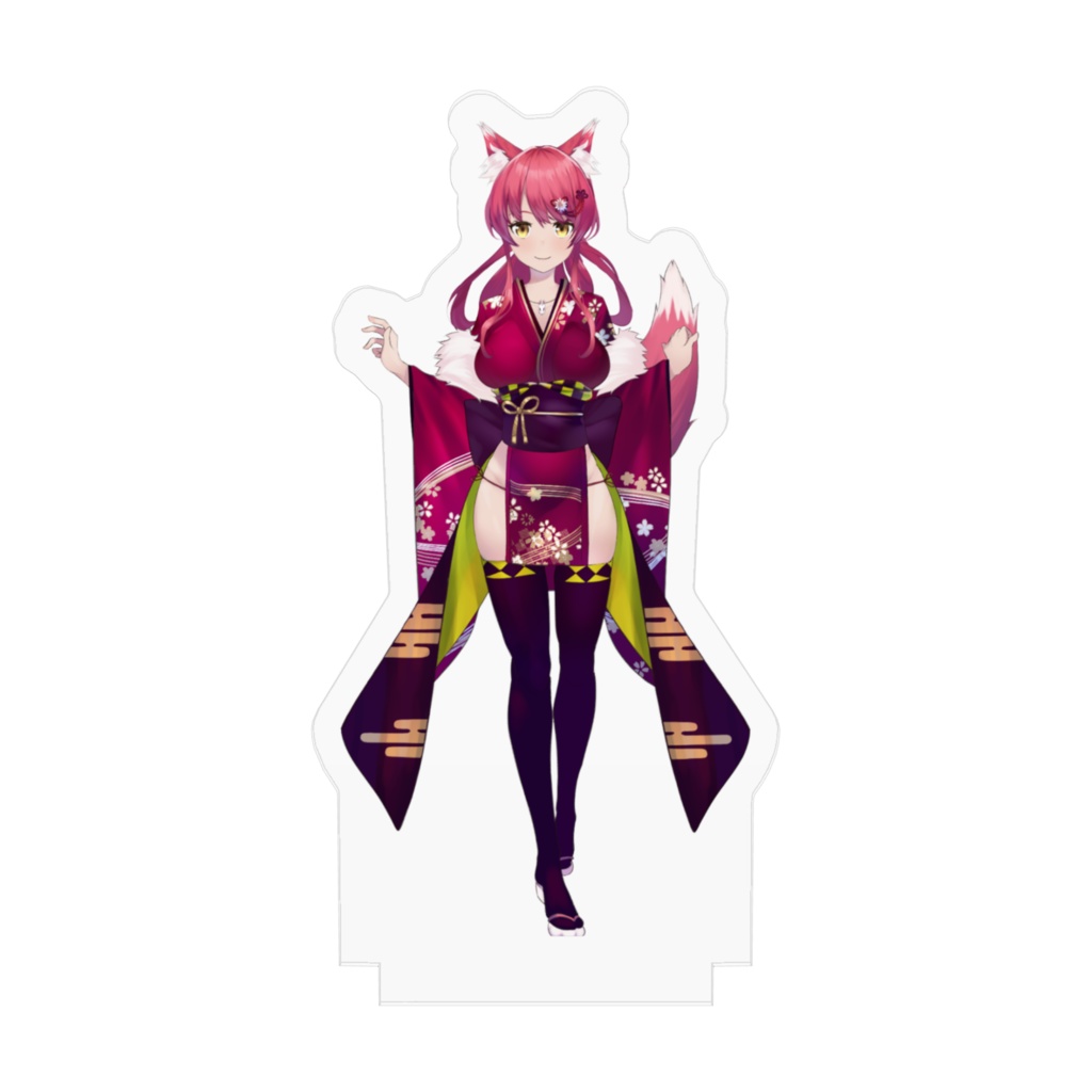 Vtuber阿沙野暁(春和服)アクリルフィギュア