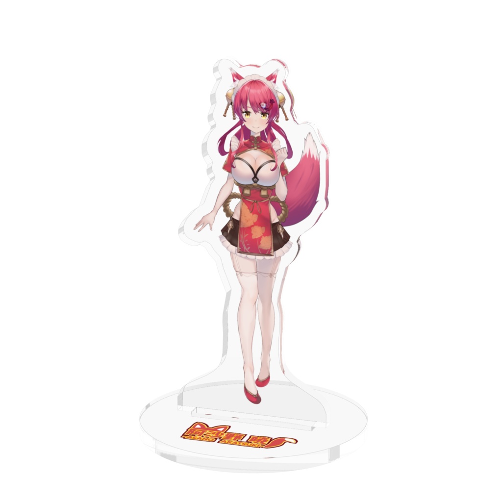 Vtuber阿沙野暁(メイドチャイナ)アクリルフィギュア