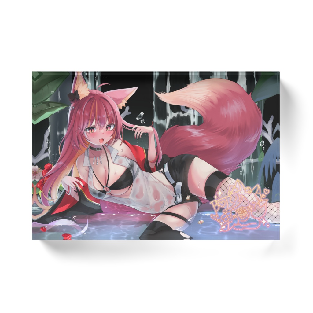 阿沙野暁アクリルブロック(黒)