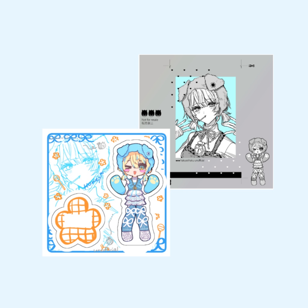 【非公式】HWBぷっくりアクリルスタンド【緋八マナ】