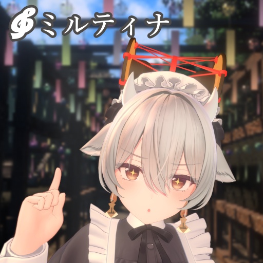 {10アバター対応!}和楽器アクセサリー 琵琶ピアス&小鼓ヘイロー