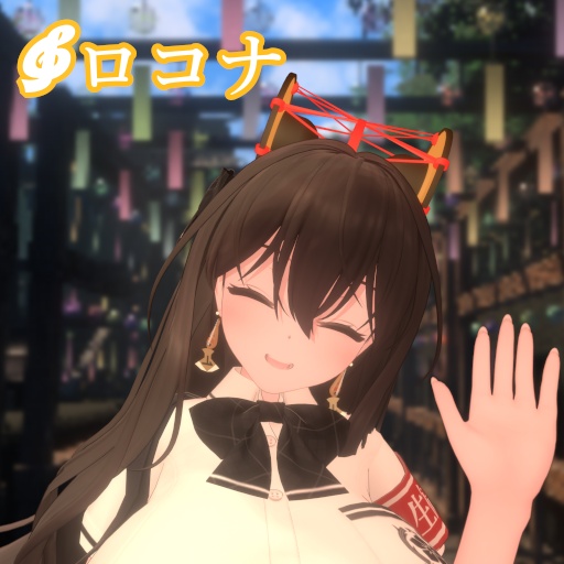 {10アバター対応!}和楽器アクセサリー 琵琶ピアス&小鼓ヘイロー