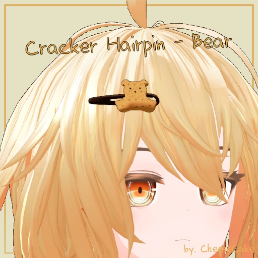 クラッカーヘアピン / Cracker Hairpin / 크래커 머리핀