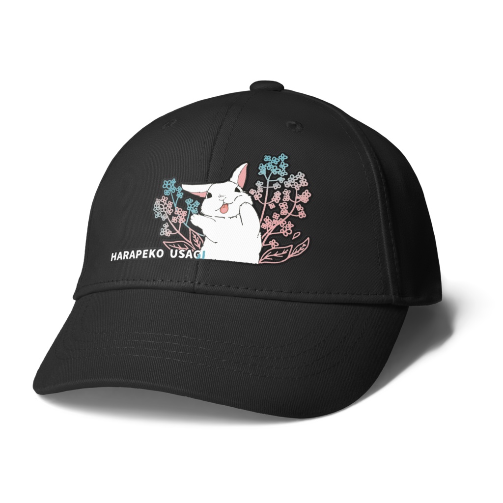 はらぺこうさぎキャップ(黒)