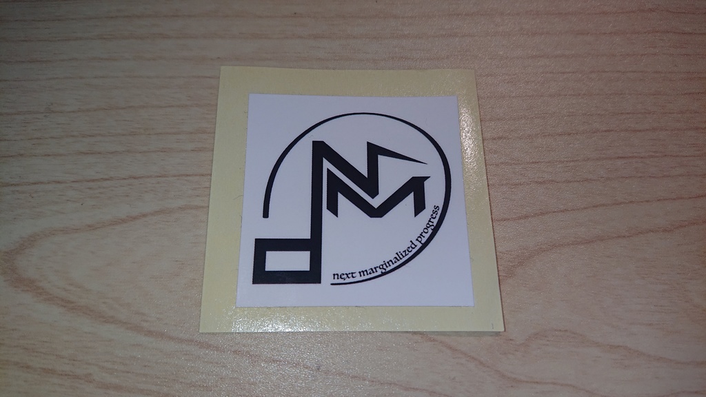 ステッカー『next marginalized progress』～新～