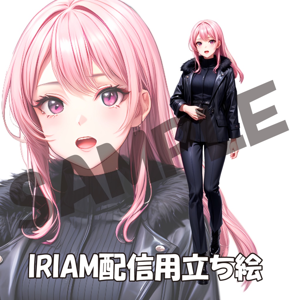034／IRIAM用立ち絵／女性
