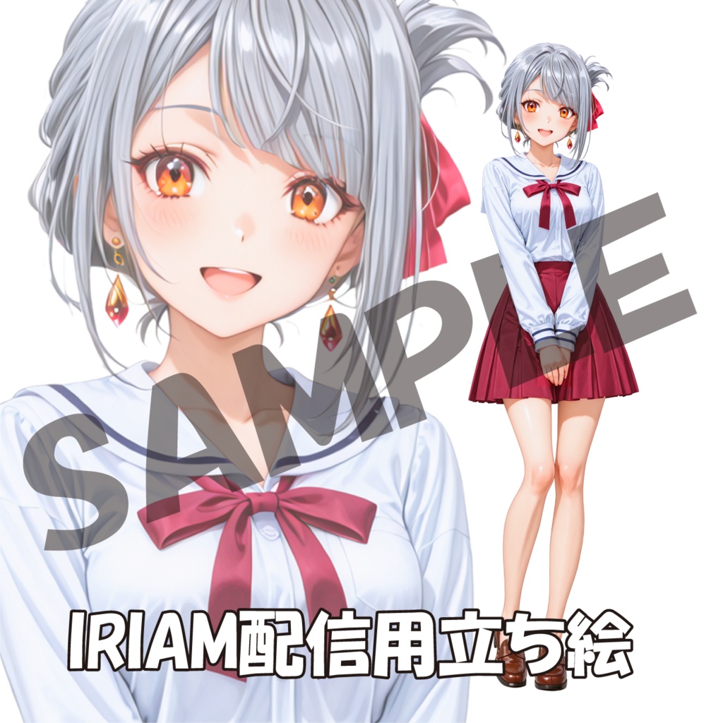 133／IRIAM用立ち絵／女性