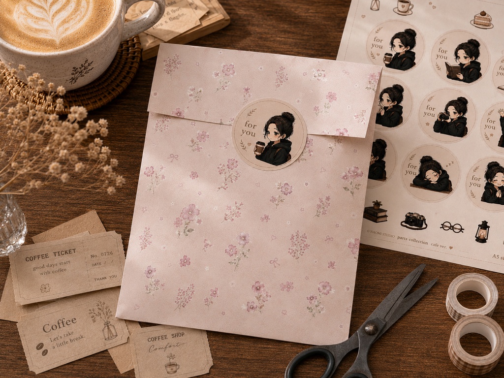 ちび旅人 Coffee Seal & Parts Vol.1