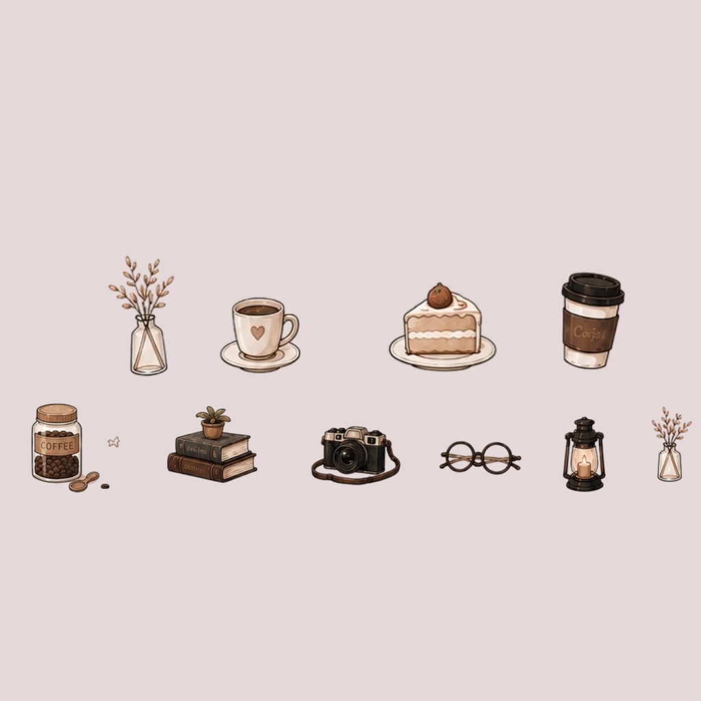 ちび旅人 Coffee Seal & Parts Vol.1
