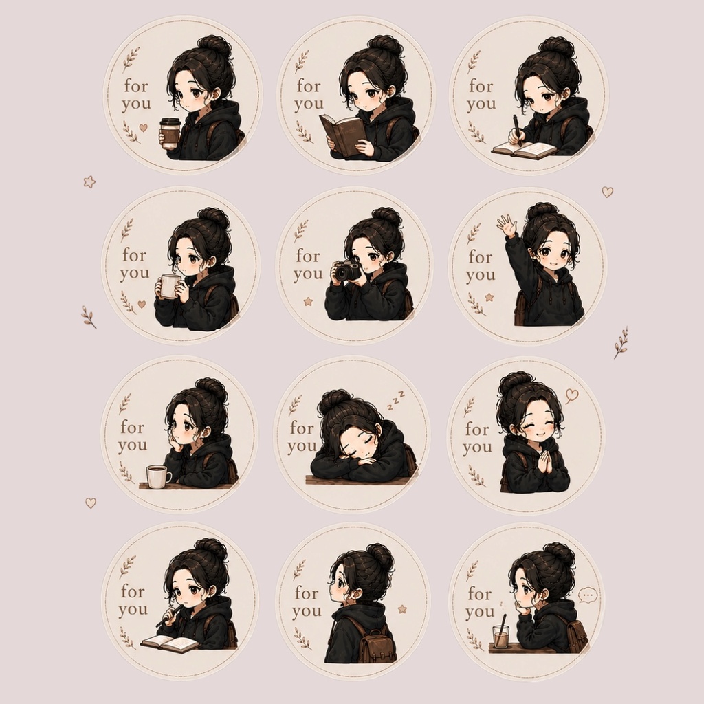 ちび旅人 Coffee Seal & Parts Vol.1