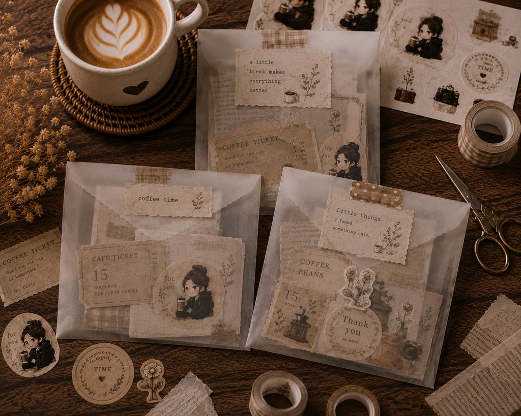 ちび旅人 Coffee Mini Labels Vol.1