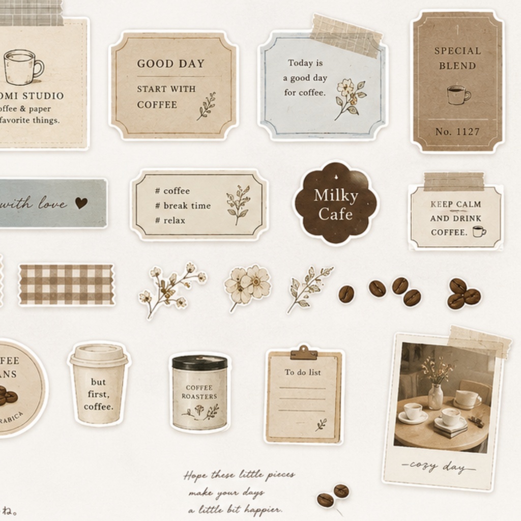 ちび旅人 Coffee Seal Flakes Vol.1