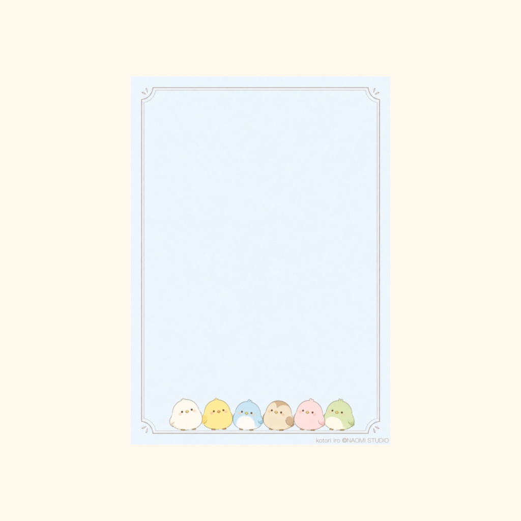 ことりいろ Letter Set Vol.1