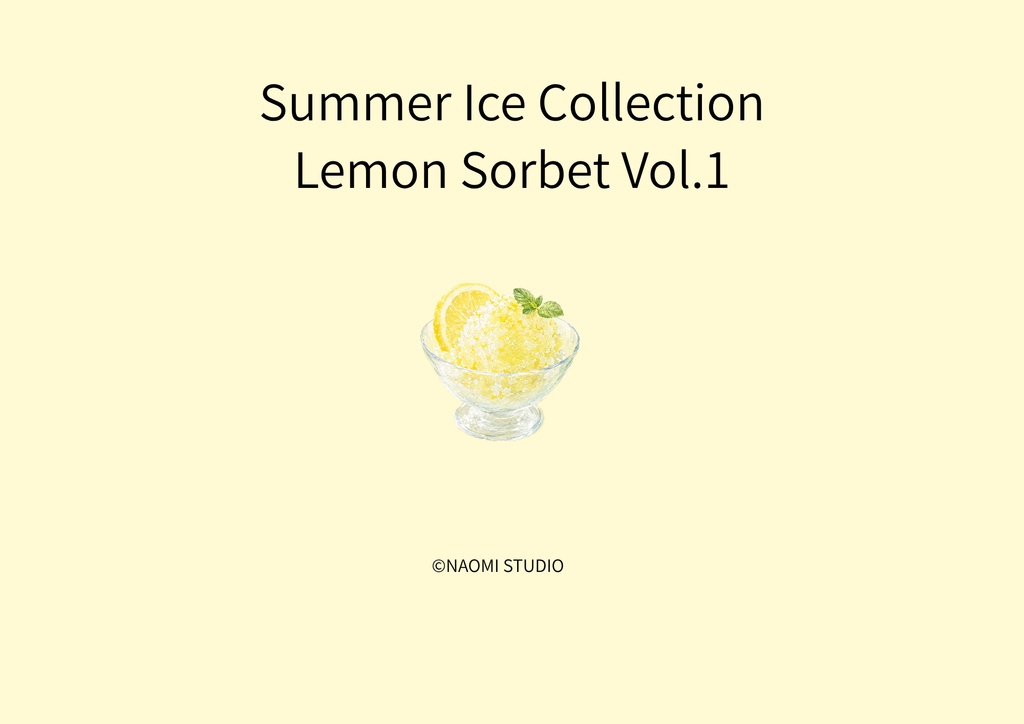 Summer Ice Collection Lemon Sorbet Vol.1