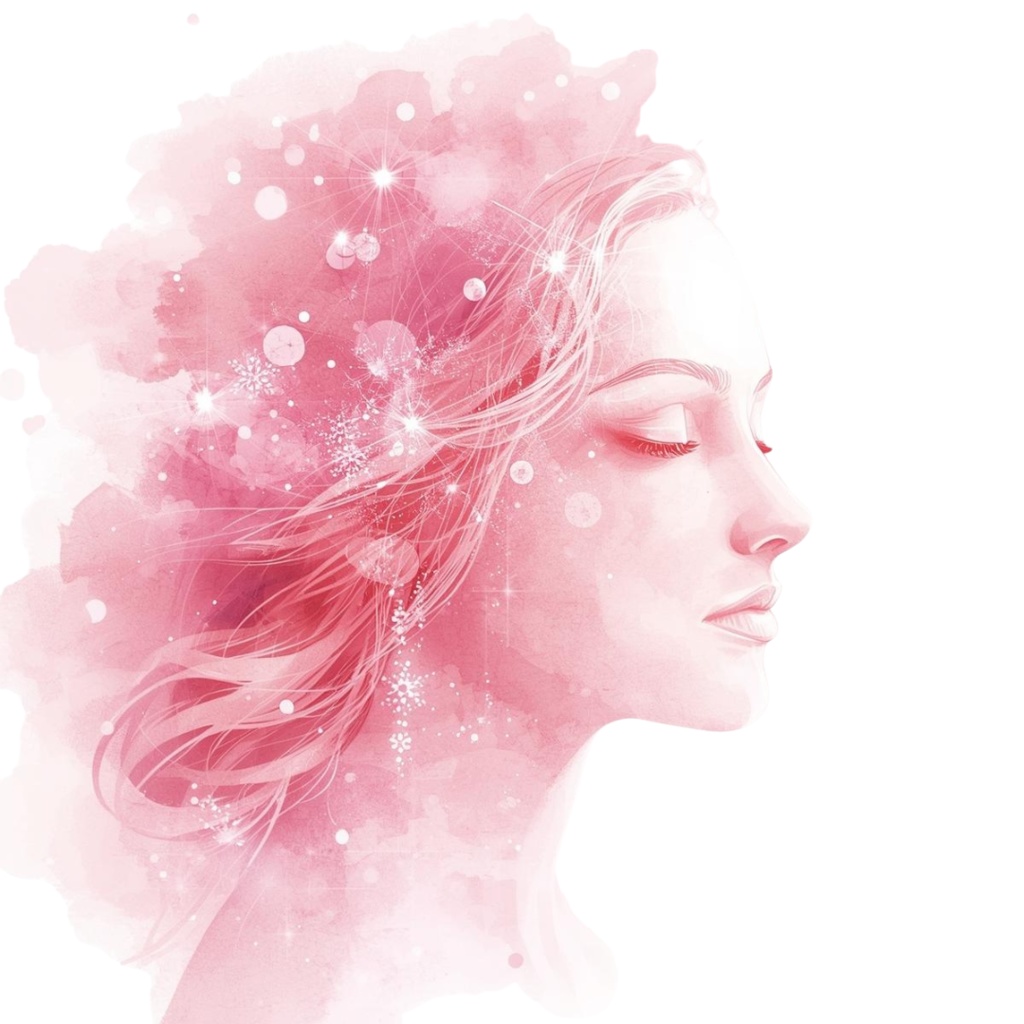 【イラスト素材8点】 愛・ご縁・豊かさの水彩クリップアート