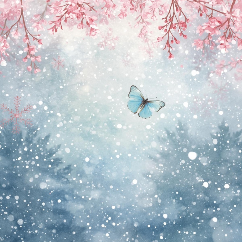 【イラスト素材8点】 愛・ご縁・豊かさの水彩クリップアート