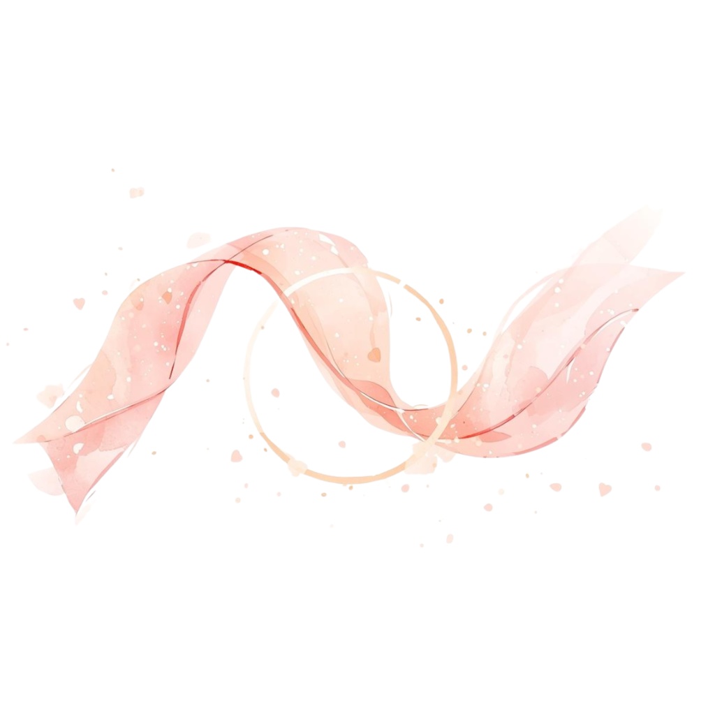 【イラスト素材8点】 愛・ご縁・豊かさの水彩クリップアート