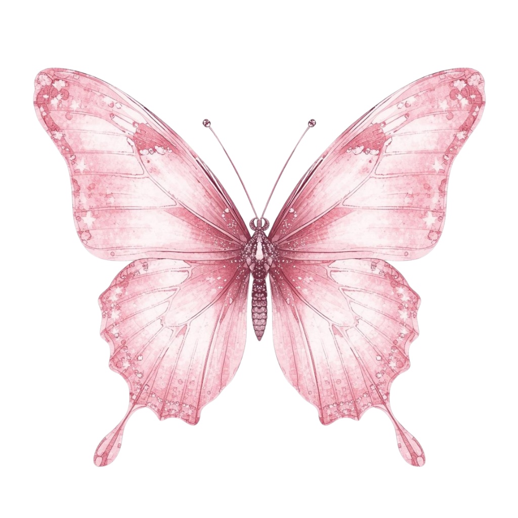 高級感あふれるスピリチュアル蝶クリップアートセット(全10種)|PNGダウンロード