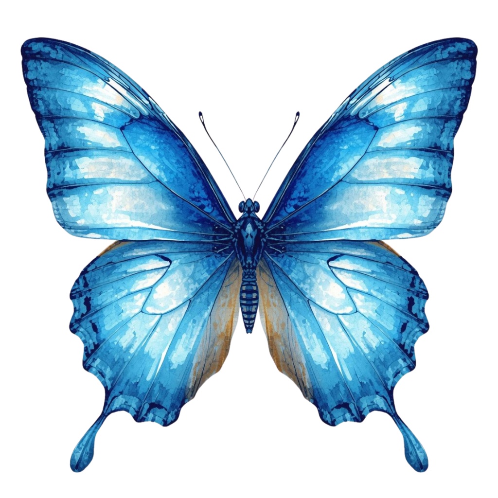 高級感あふれるスピリチュアル蝶クリップアートセット(全10種)|PNGダウンロード