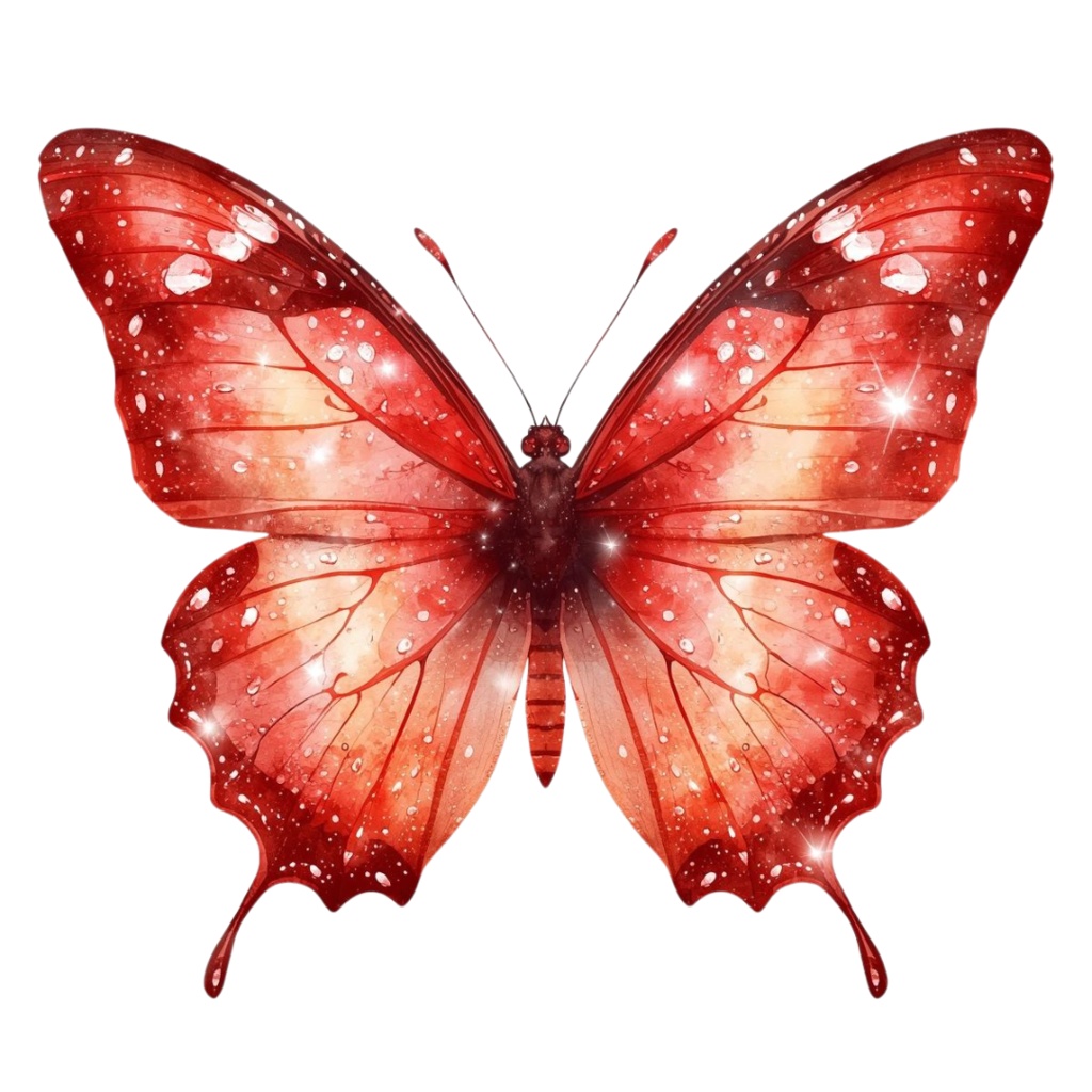 高級感あふれるスピリチュアル蝶クリップアートセット(全10種)|PNGダウンロード