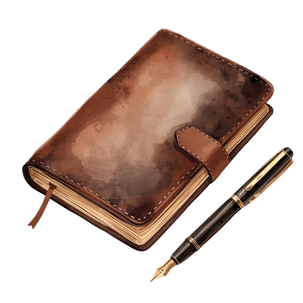 【14 PNG】ブラウンクラシック・ライフスタイル Clip Art set