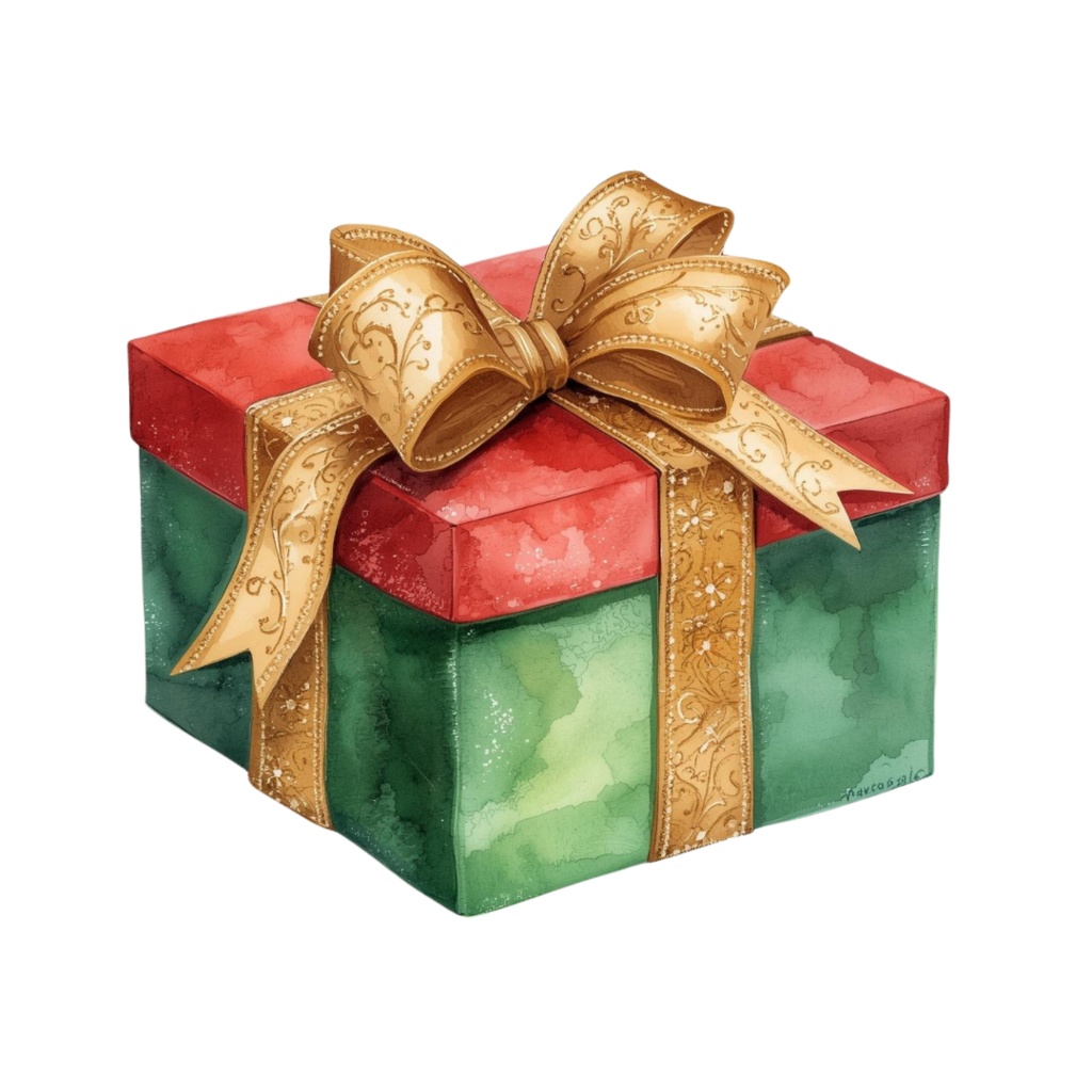 【9Png】クリスマス水彩クリップアートコレクション