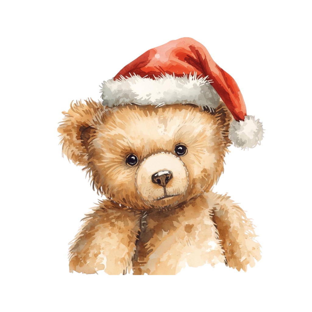 【9Png】クリスマス水彩クリップアートコレクション