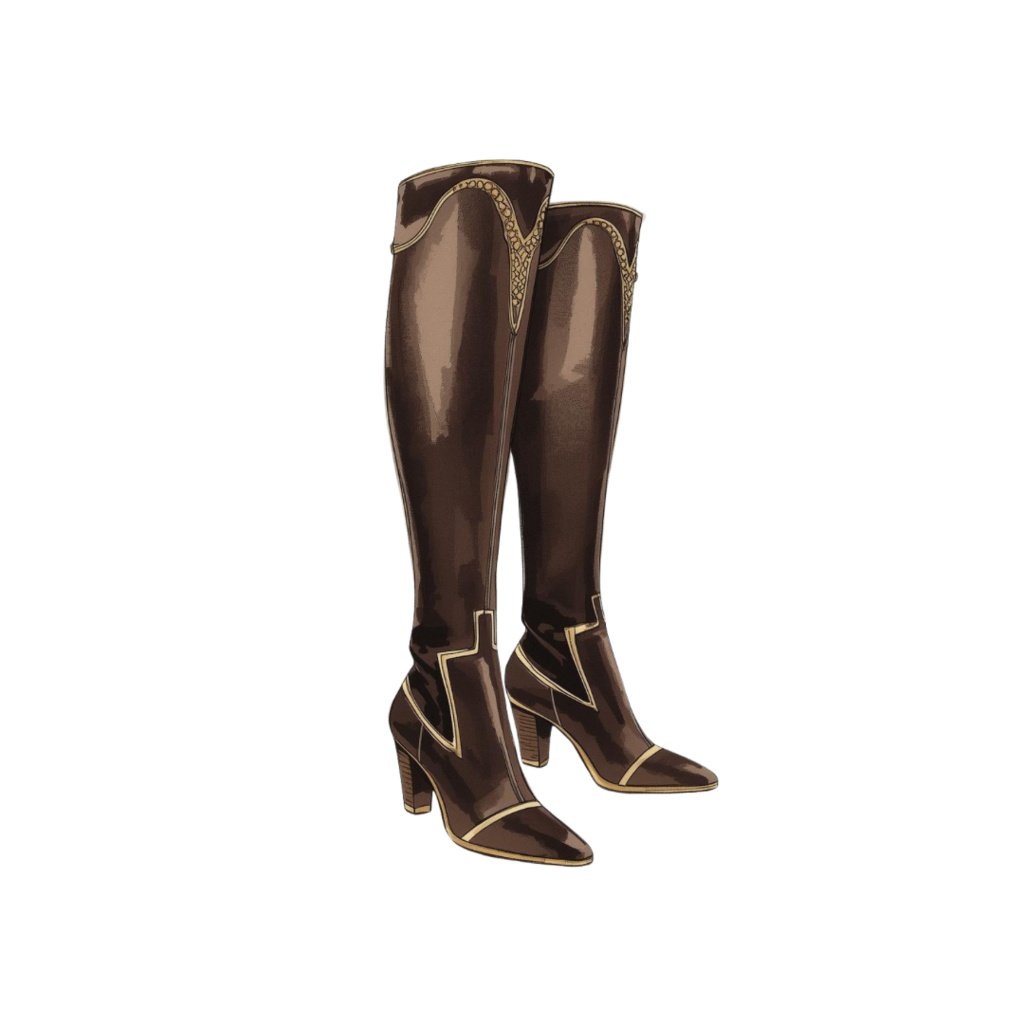 【14 PNG】ブラウンクラシック・ライフスタイル 2 Clip Art Set