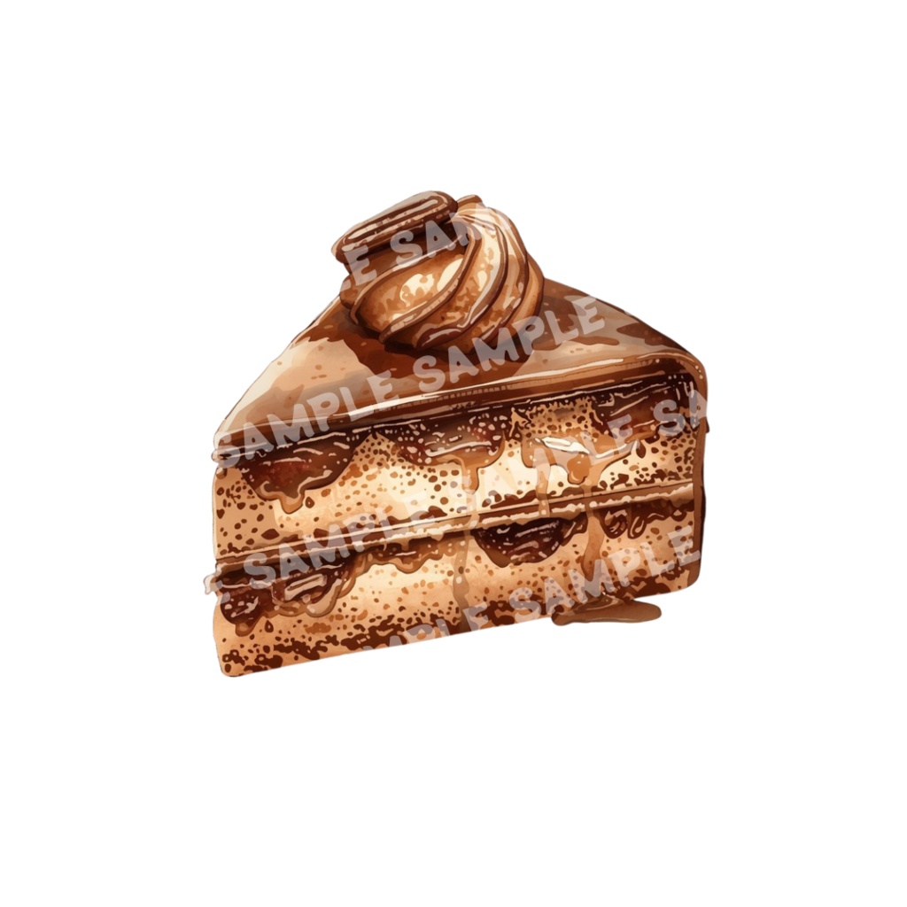 16 Png | Classic Café & Cake Crip Art Set