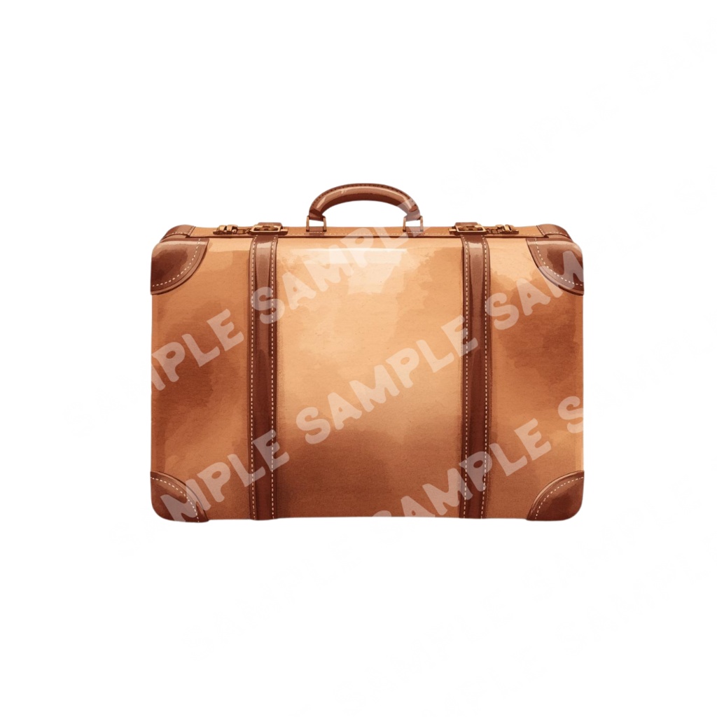 15 Png | Classic Travel Clip Art Set