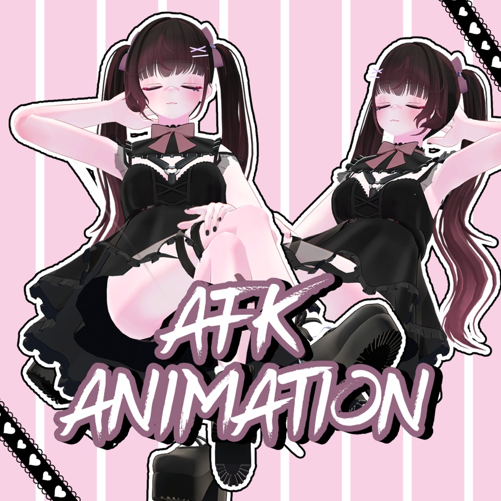 【AFK】 Lying sleep AFK animation for Lunalitt