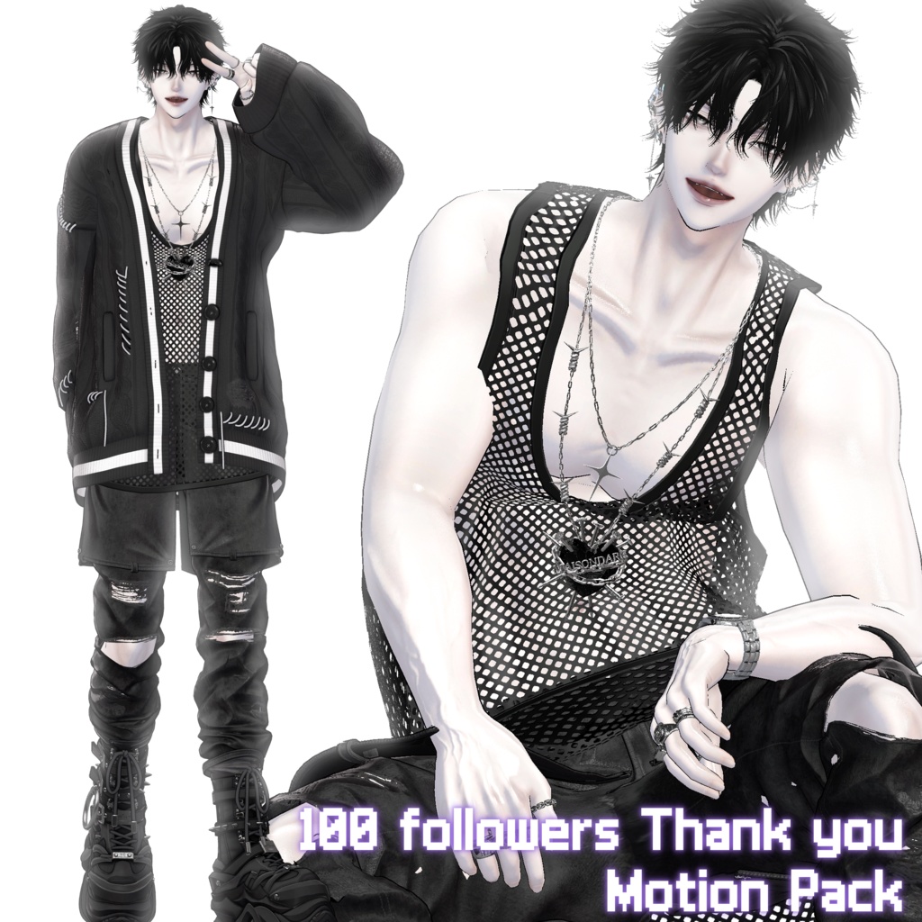 【無料】100 followers Thank you Motion Pack for Minase