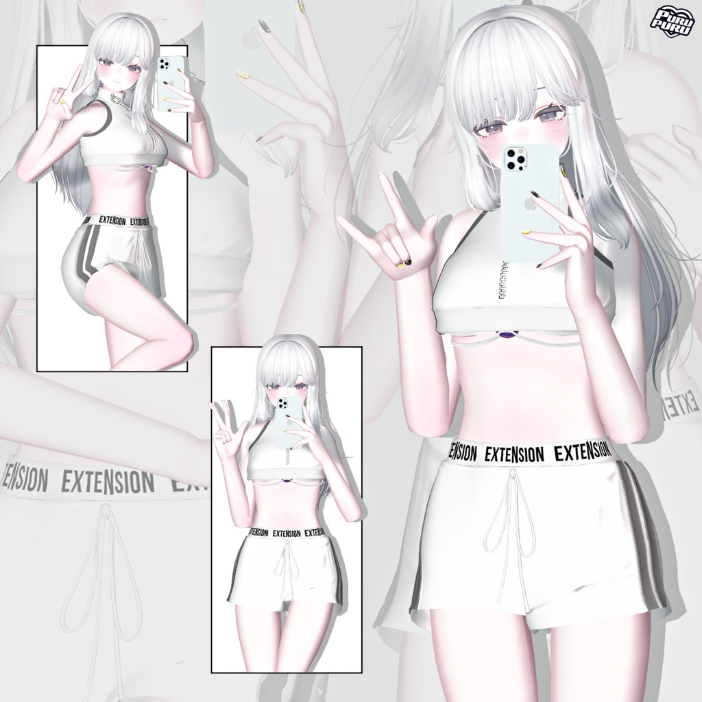 【10アバター対応】 selfie Pose Set