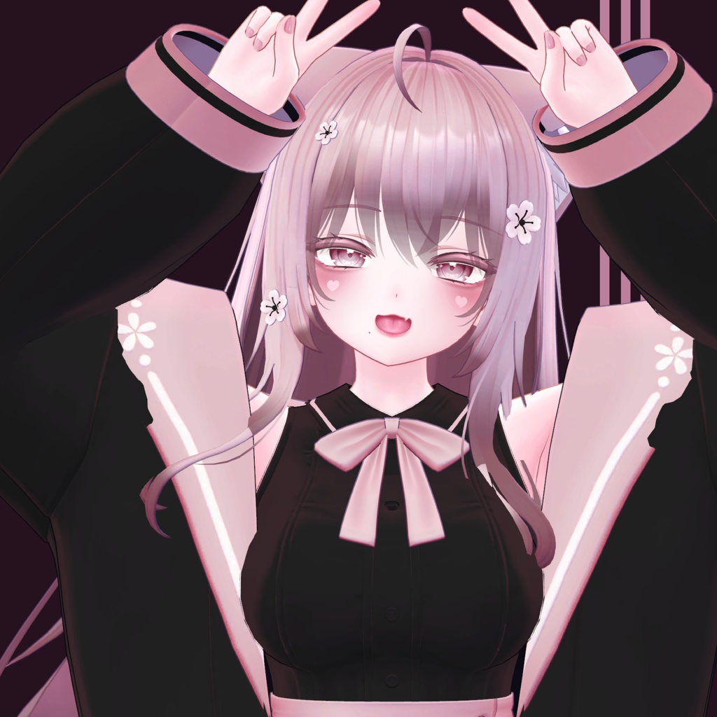 【萌】 moe Jirai make up & body texture